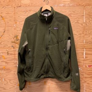 Patagonia R series synchilla fleece, s L, green